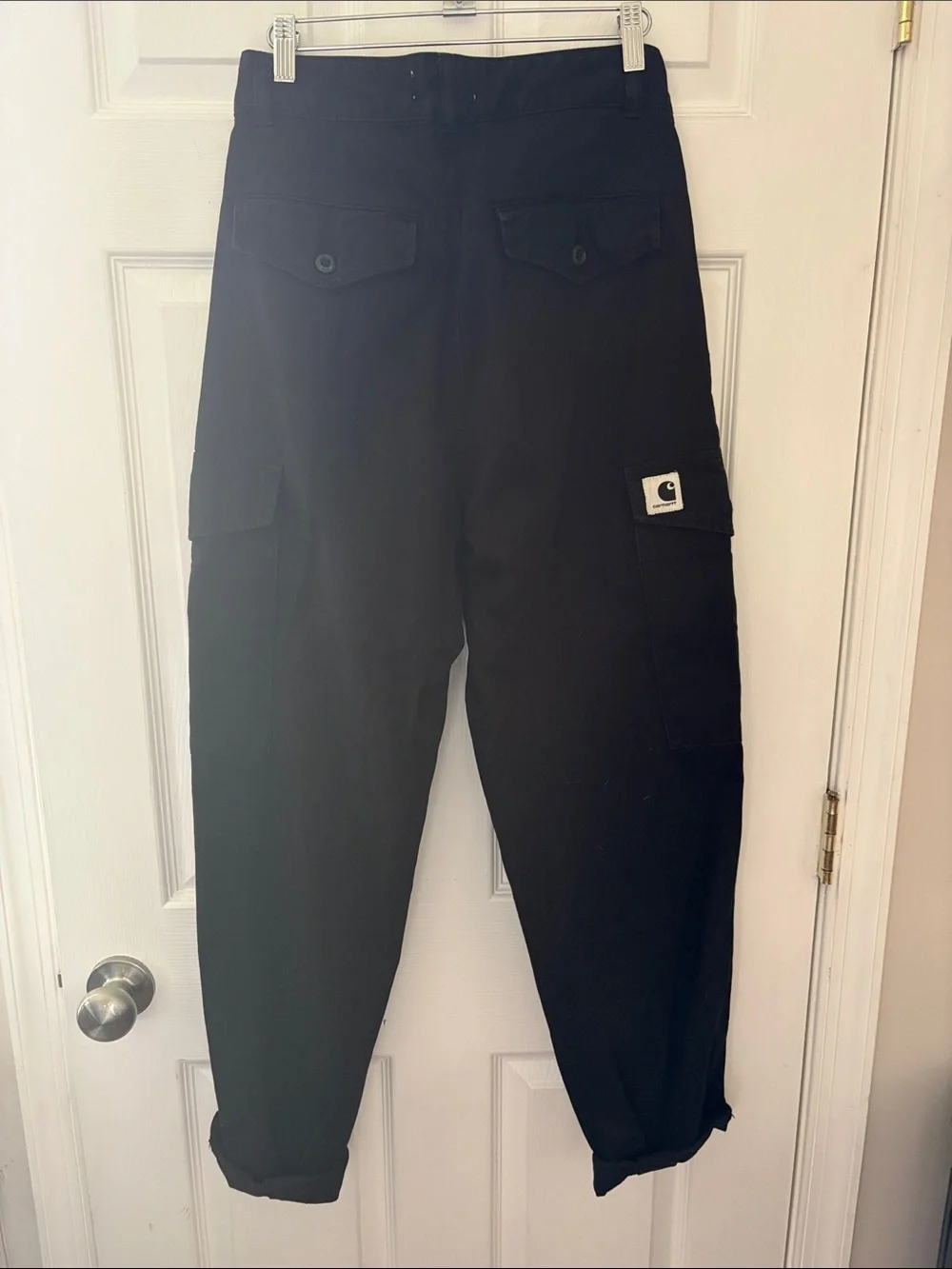 Carhartt WIP Black Cargo Pants - Women's Utility Style